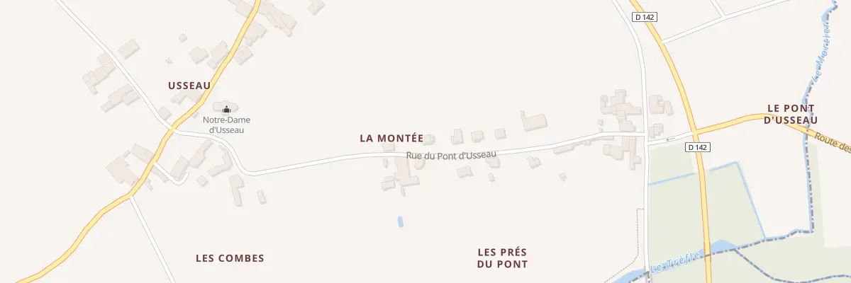 Plan du 28 Rue du Pont d’Usseau à Marignac