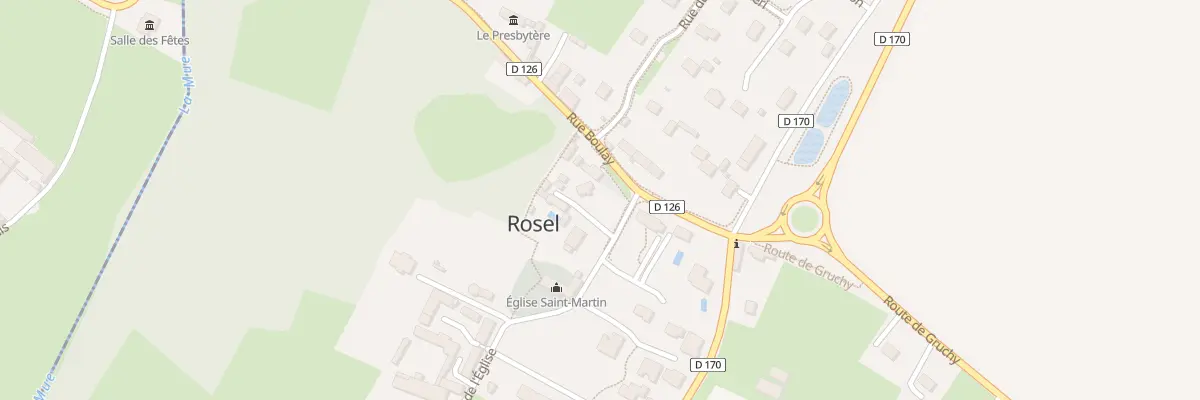 Plan du 2 Rue de l’Église à Rosel