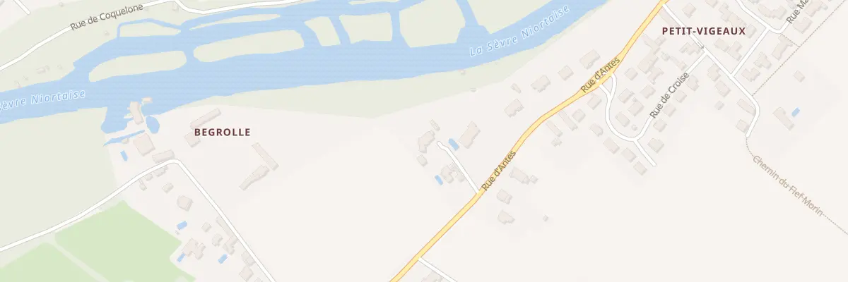 Plan du 139 Rue d’Antes à Niort