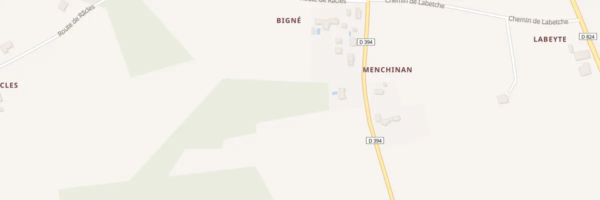 Plan du 2425 Rte de Mont-de-Marsan à Saint-Maurice-sur-Adour