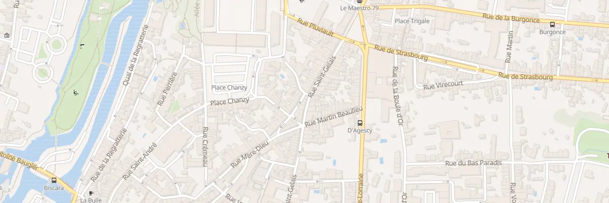 Plan du 107 Rue Saint Gelais à Niort