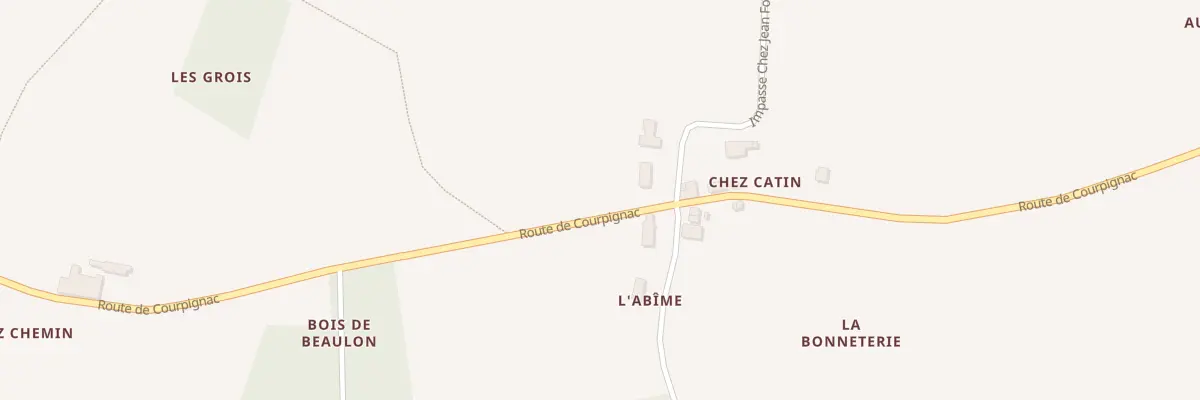 Plan du 5224 Chez Catin à Rouffignac