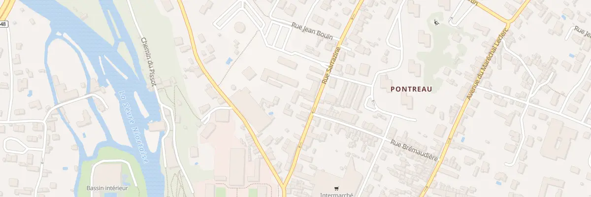 Plan du 23B Rue Sarrazine à Niort