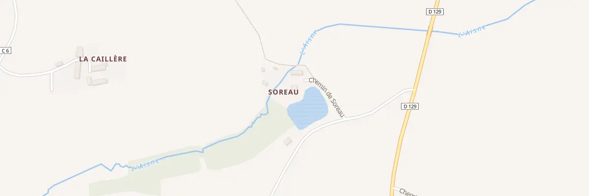 Plan du 2 Che de Soreau au Horps