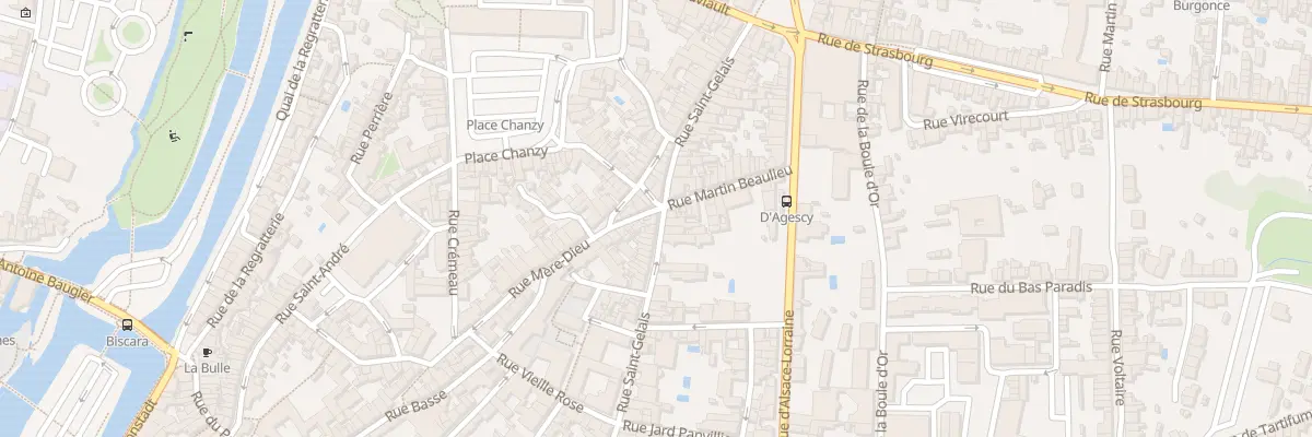 Plan du 1 Rue Mère-dieu à Niort