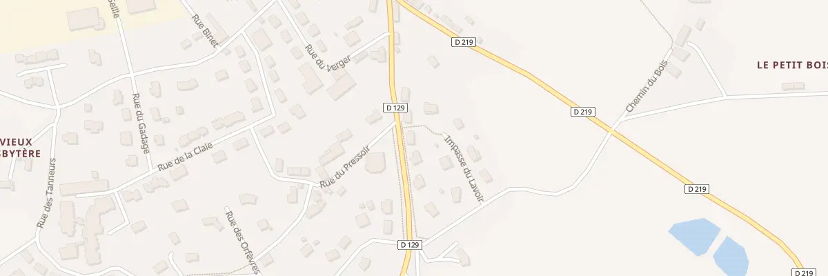 Plan du 25 Rue des Moulins au Horps
