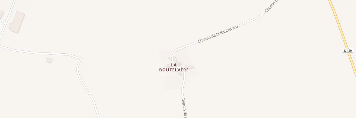 Plan du 1 Che de la Boutelvère au Horps