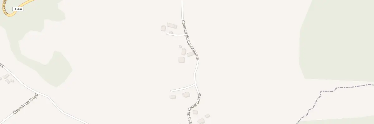 Plan du 5038 Couscourret à Cabidos