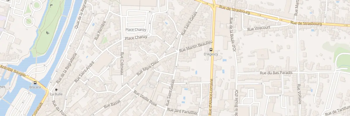 Plan du 93 Rue Saint Gelais à Niort