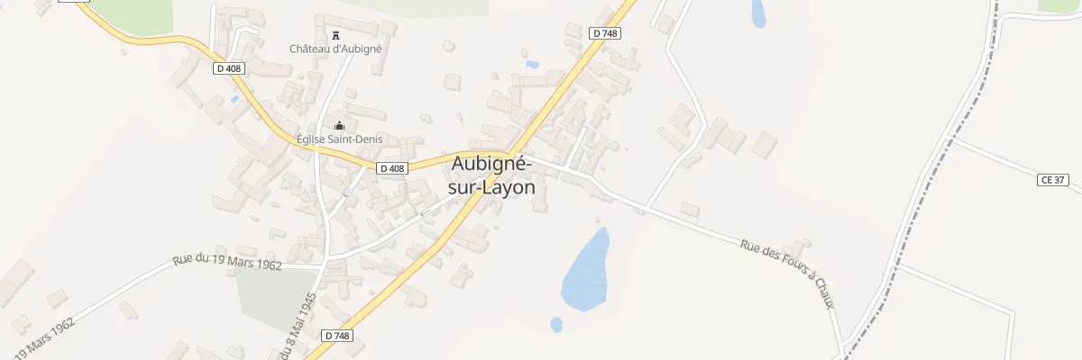 Plan du 4 Rue des Fours à Chaux à Aubigné-sur-Layon