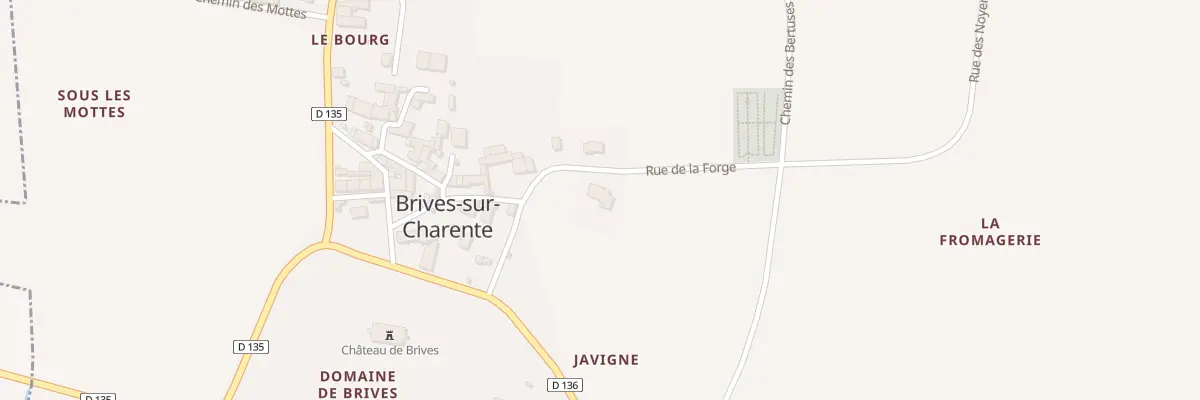 Plan du 7 Rue Forge à Brives-sur-Charente