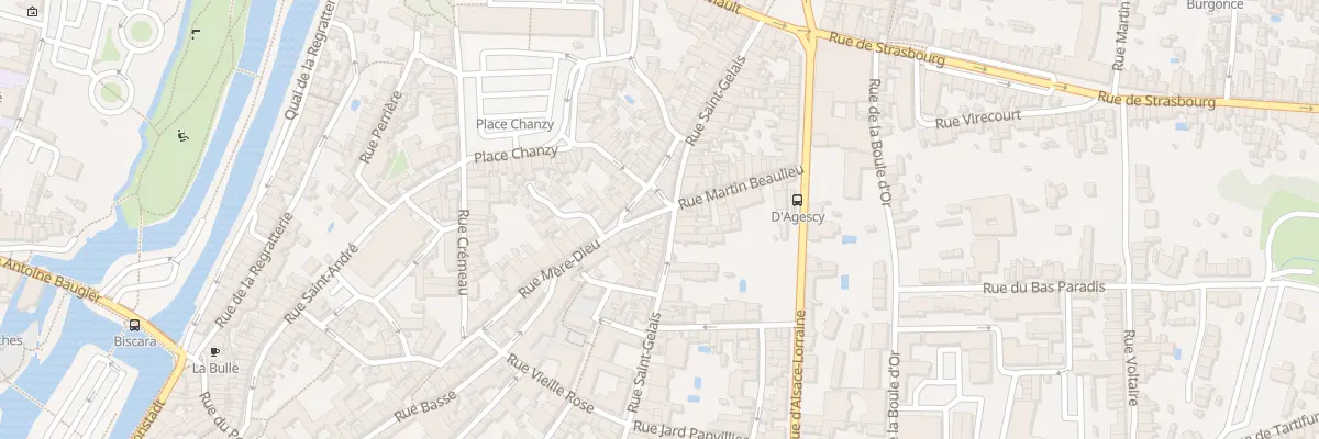 Plan du 3 Rue Mère-dieu à Niort