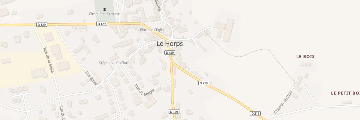 Plan du 13 Rue des Moulins au Horps