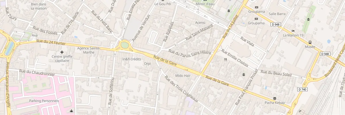 Plan du 31 Rue de la Gare à Niort