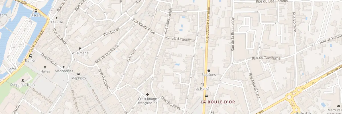 Plan du 48 Rue Saint Gelais à Niort