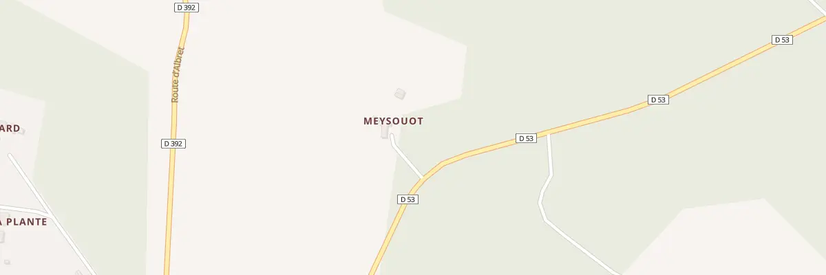 Plan du 501 Rte des Petites Landes à Bélis