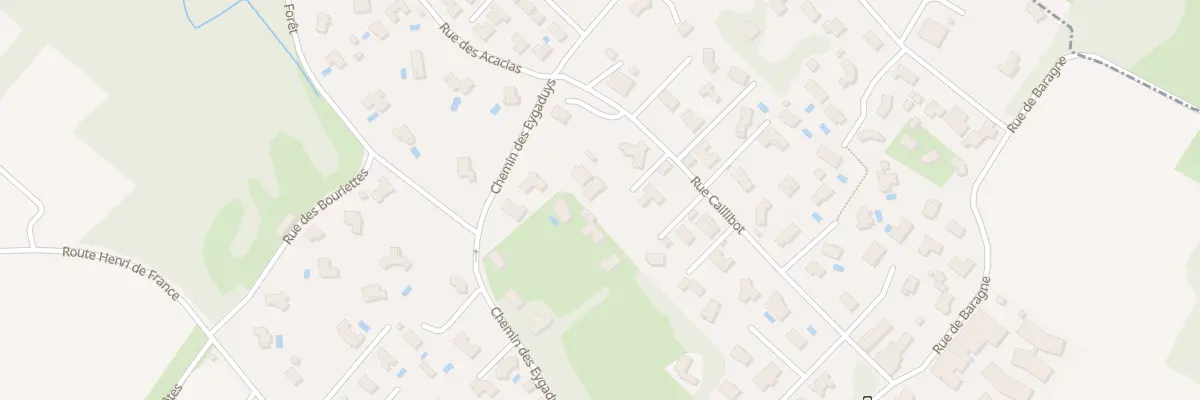 Plan du 7 Rue Caillibot à Cambes
