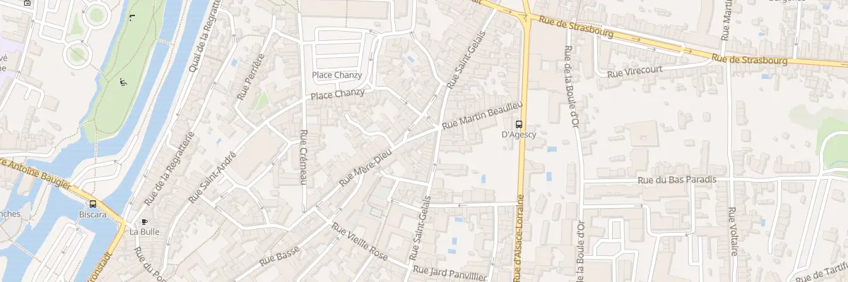 Plan du 7 Rue Mère-dieu à Niort