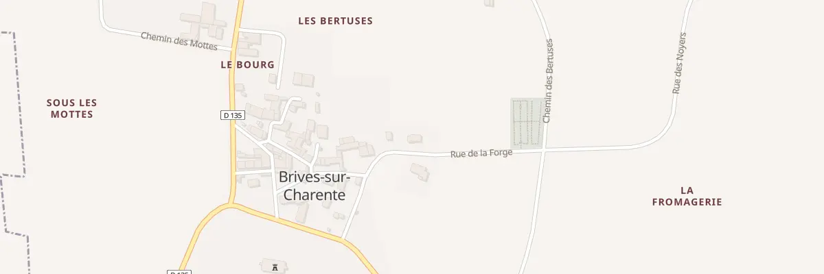 Plan du 6 Rue Forge à Brives-sur-Charente