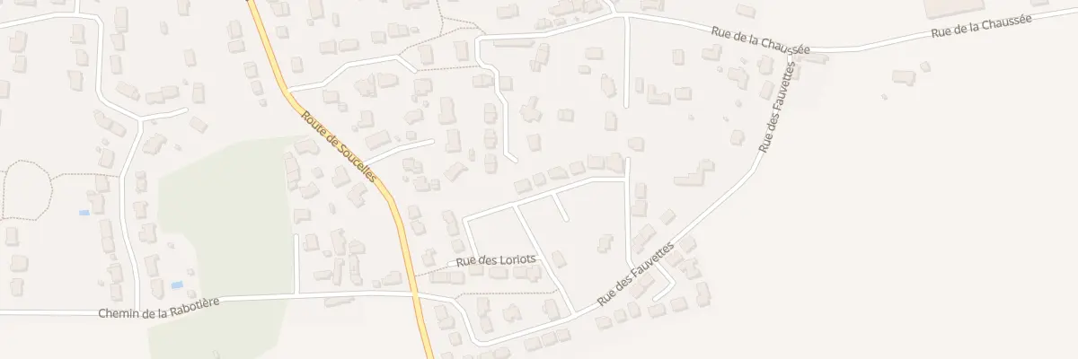 Plan du 9 Rue des Bergeronnettes à Tiercé