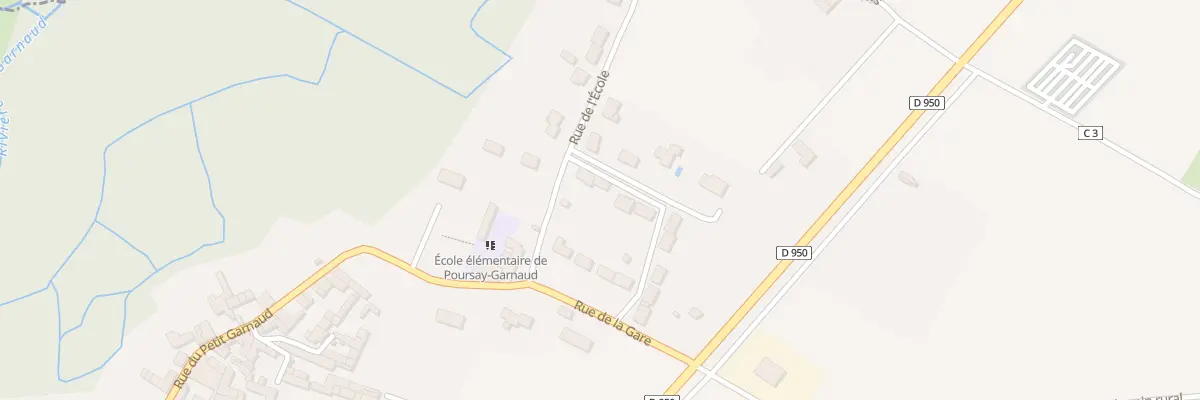 Plan du 6 Rue Lotissement des Justices à Poursay-Garnaud