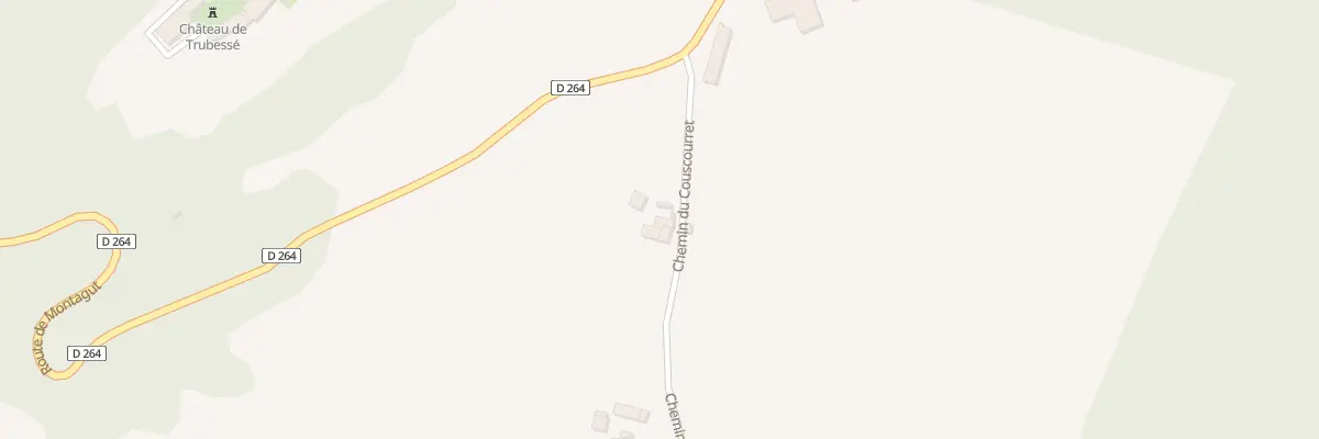 Plan du 5036 Couscourret à Cabidos