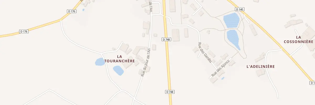 Plan du 9 Rue du Jour de l’An à Neuvy-Bouin