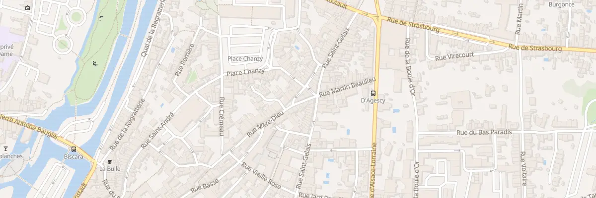 Plan du 8 Rue Mère-dieu à Niort