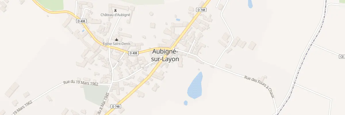 Plan du 17 Rue Nationale à Aubigné-sur-Layon