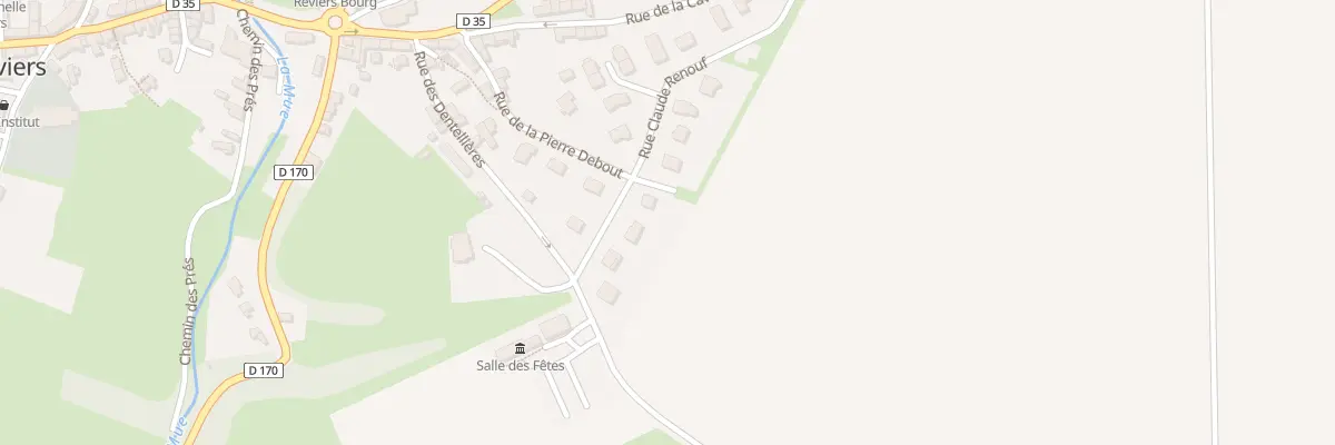 Plan du 12 Rue de la Pierre Debout à Reviers