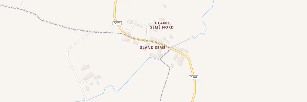Plan du 8 Gland Seme à Thubœuf