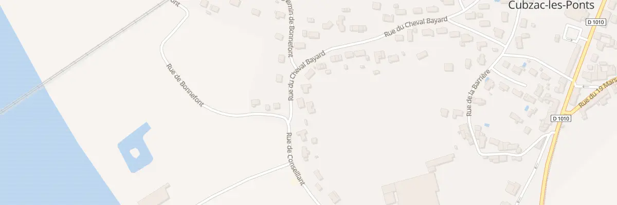 Plan du 34 Rue du Cheval Bayard à Cubzac-les-Ponts