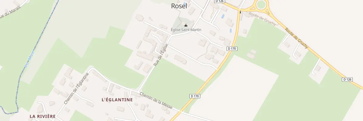 Plan du 7 Rue Robert Capa à Rosel