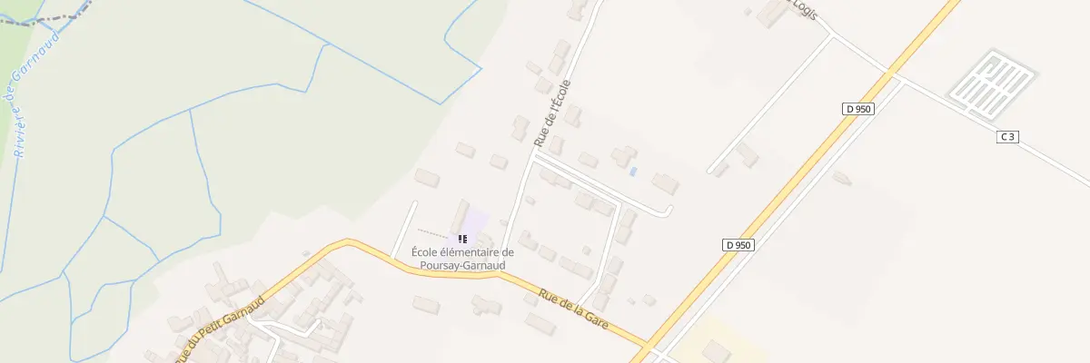 Plan du 5 Rue Lotissement des Justices à Poursay-Garnaud