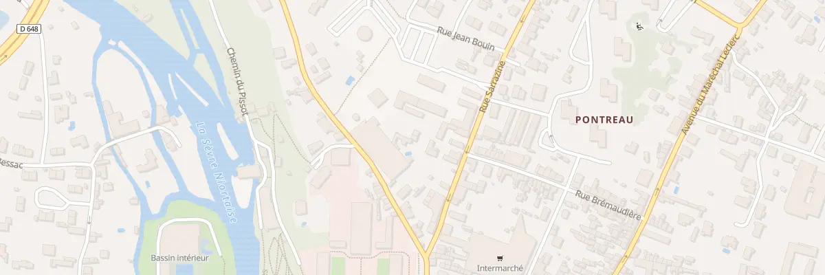 Plan du 19B Rue Sarrazine à Niort