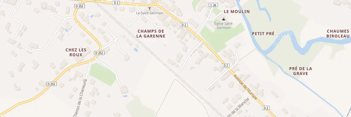 Plan du 6 Imp de la Garenne à Saint-Germain-de-Lusignan