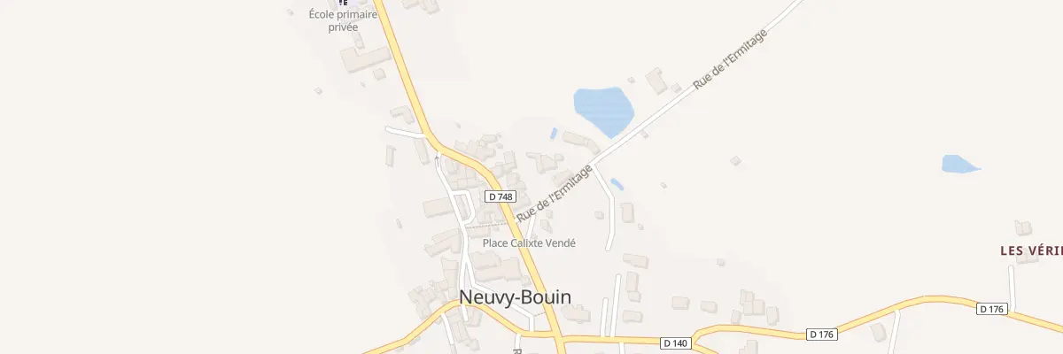 Plan du 5 Rue de l’Ermitage à Neuvy-Bouin