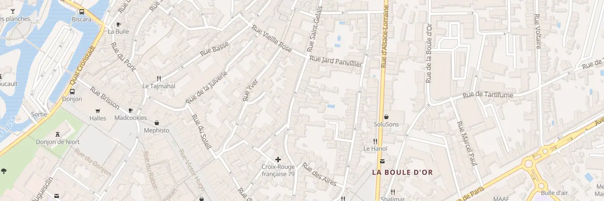 Plan du 44 Rue Saint Gelais à Niort