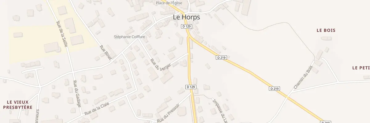 Plan du 10 Rue des Moulins au Horps