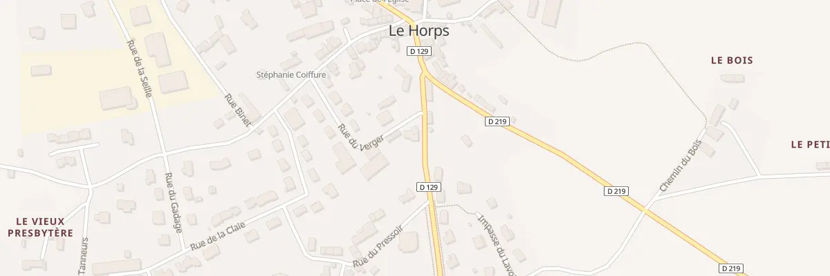 Plan du 12 Rue des Moulins au Horps