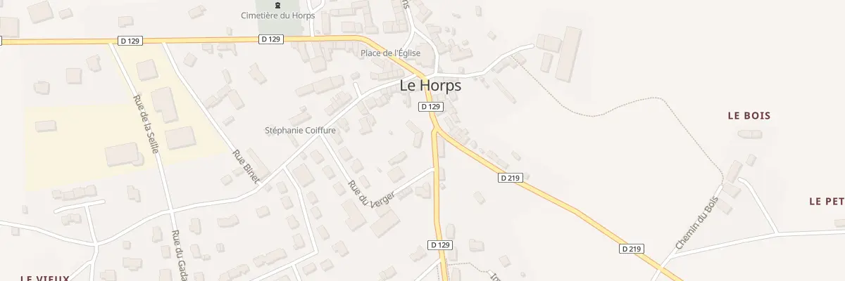 Plan du 6 Rue des Moulins au Horps