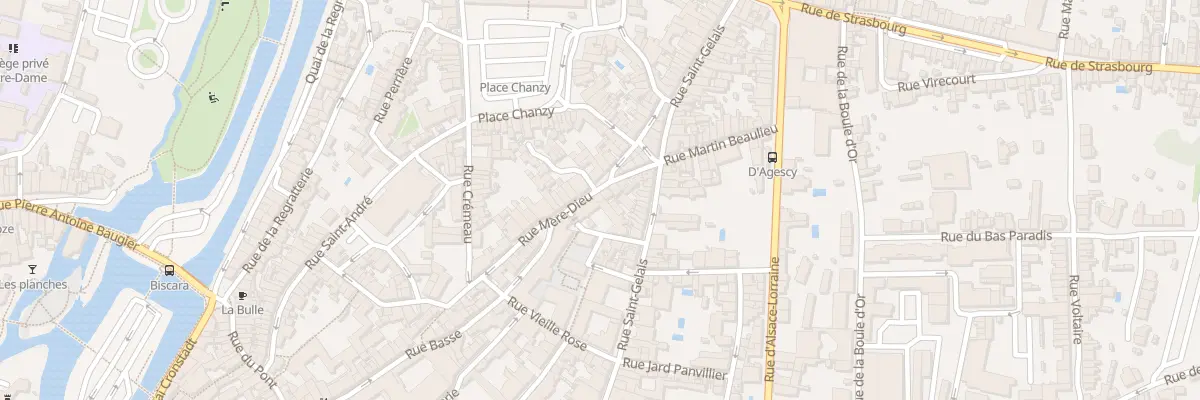 Plan du 17 Rue Mère-dieu à Niort