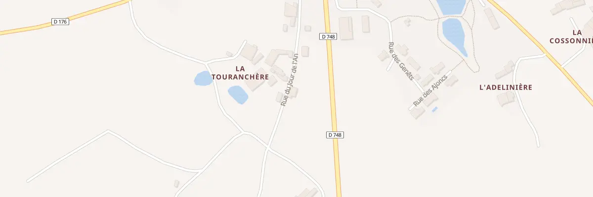 Plan du 11 Rue du Jour de l’An à Neuvy-Bouin