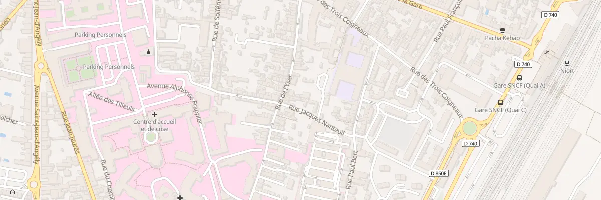 Plan du 21C Rue de l’Yser à Niort
