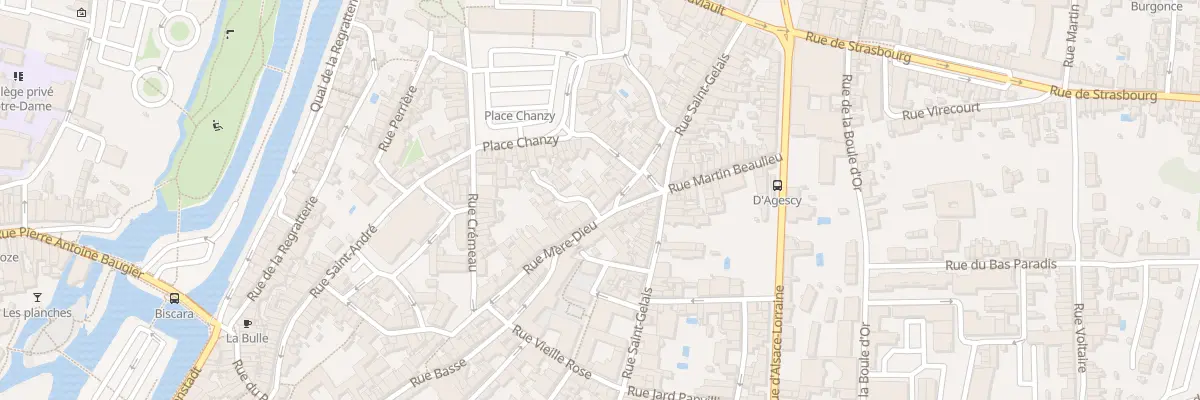 Plan du 12 Rue Mère-dieu à Niort