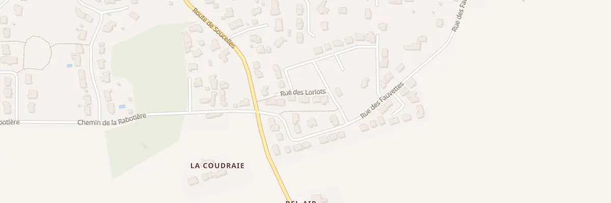 Plan du 5 Rue des Loriots à Tiercé
