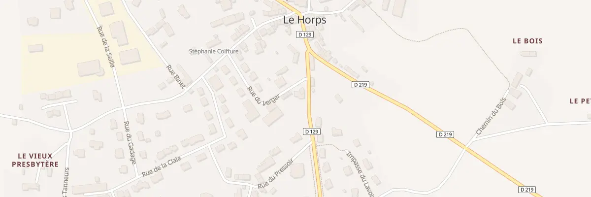 Plan du 10 Rue du Verger au Horps