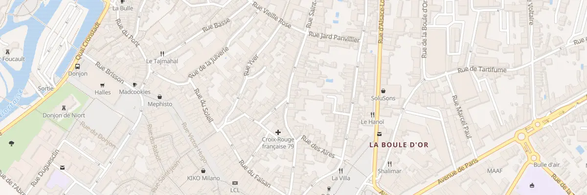 Plan du 34 Rue Saint Gelais à Niort