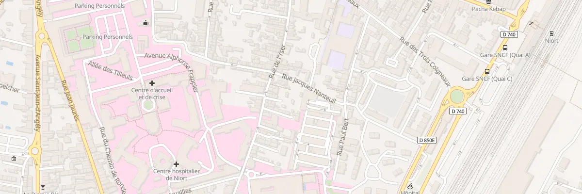 Plan du 41A Rue de l’Yser à Niort