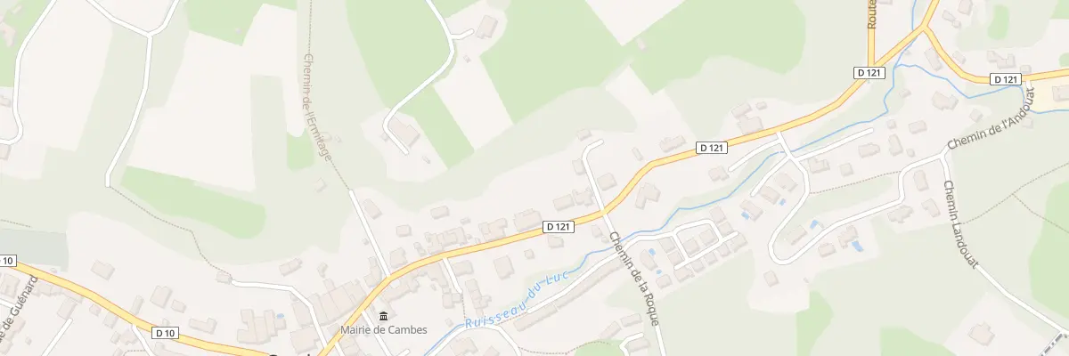 Plan du 32 Rte de Saint Caprais à Cambes